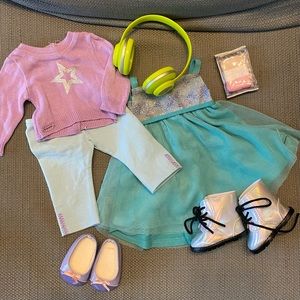American Girl Doll Clothing And Accessories Lot, Some TLC